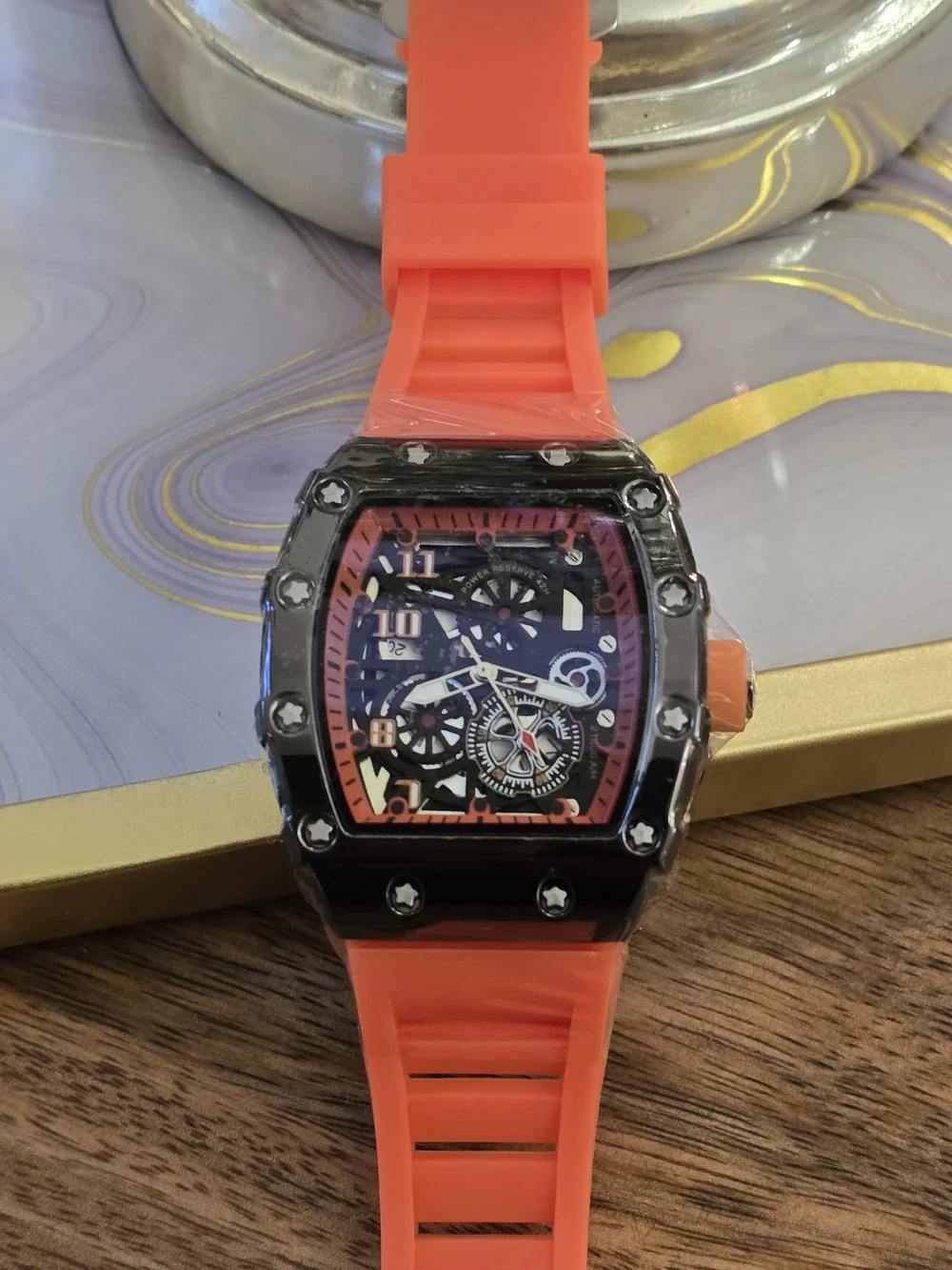 The Unbranded Brand striking orange